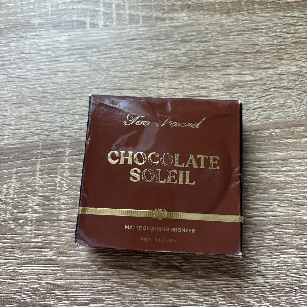 Too Faced Chocolate Soleil Matte Blurring Bronzer 0.28 oz Long Lasting Effect